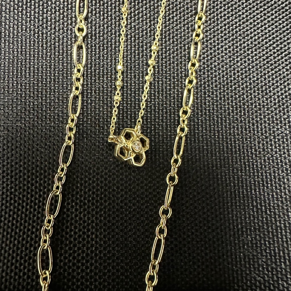 Kendra Scott Dira Coin necklace and signature symbol necklace